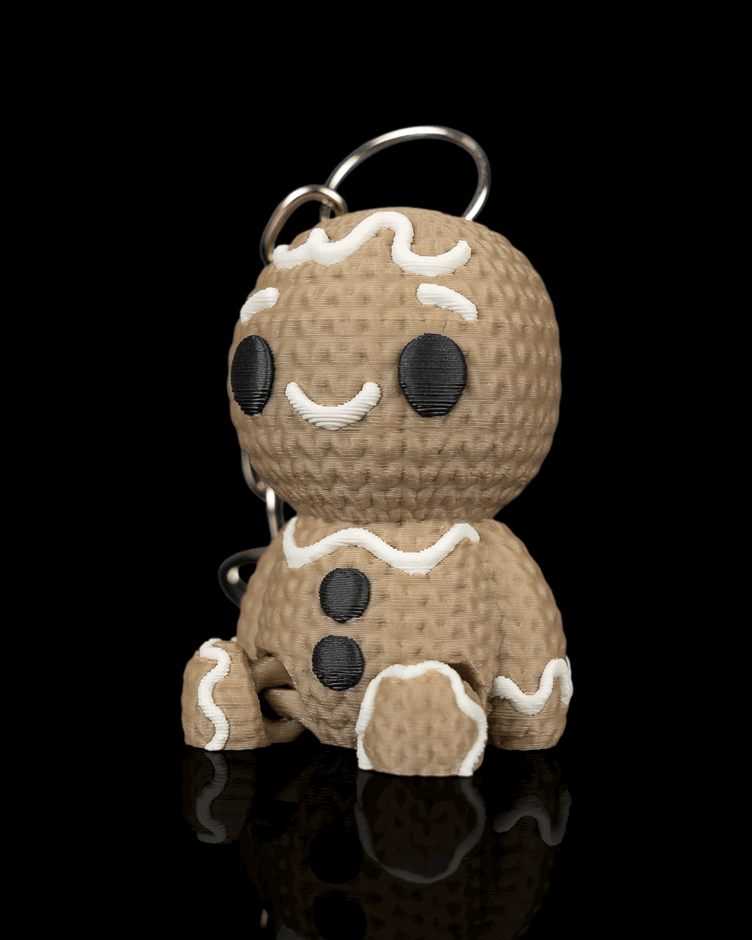 Minifigura muñeco de jengibre articulado impreso en 3D