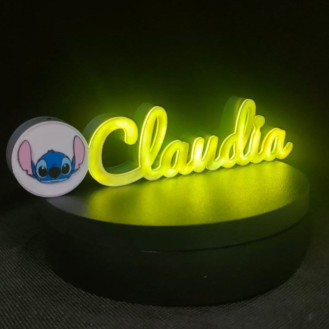 Lámpara LED 3D con nombre e imagen personalizada