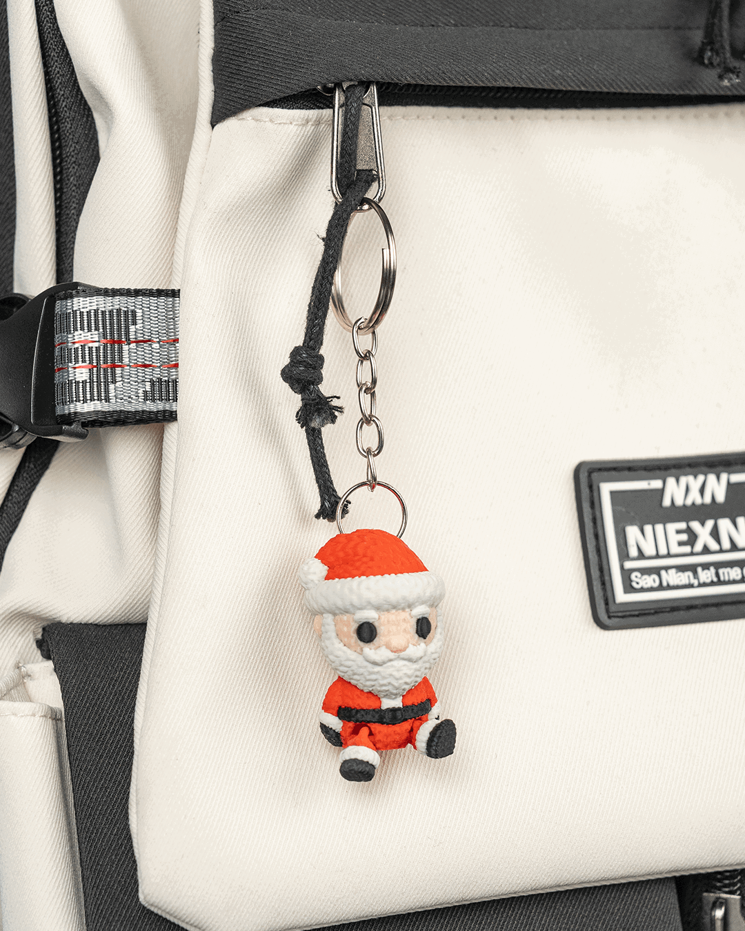Minifigura Papá Noel articulado impreso en 3D