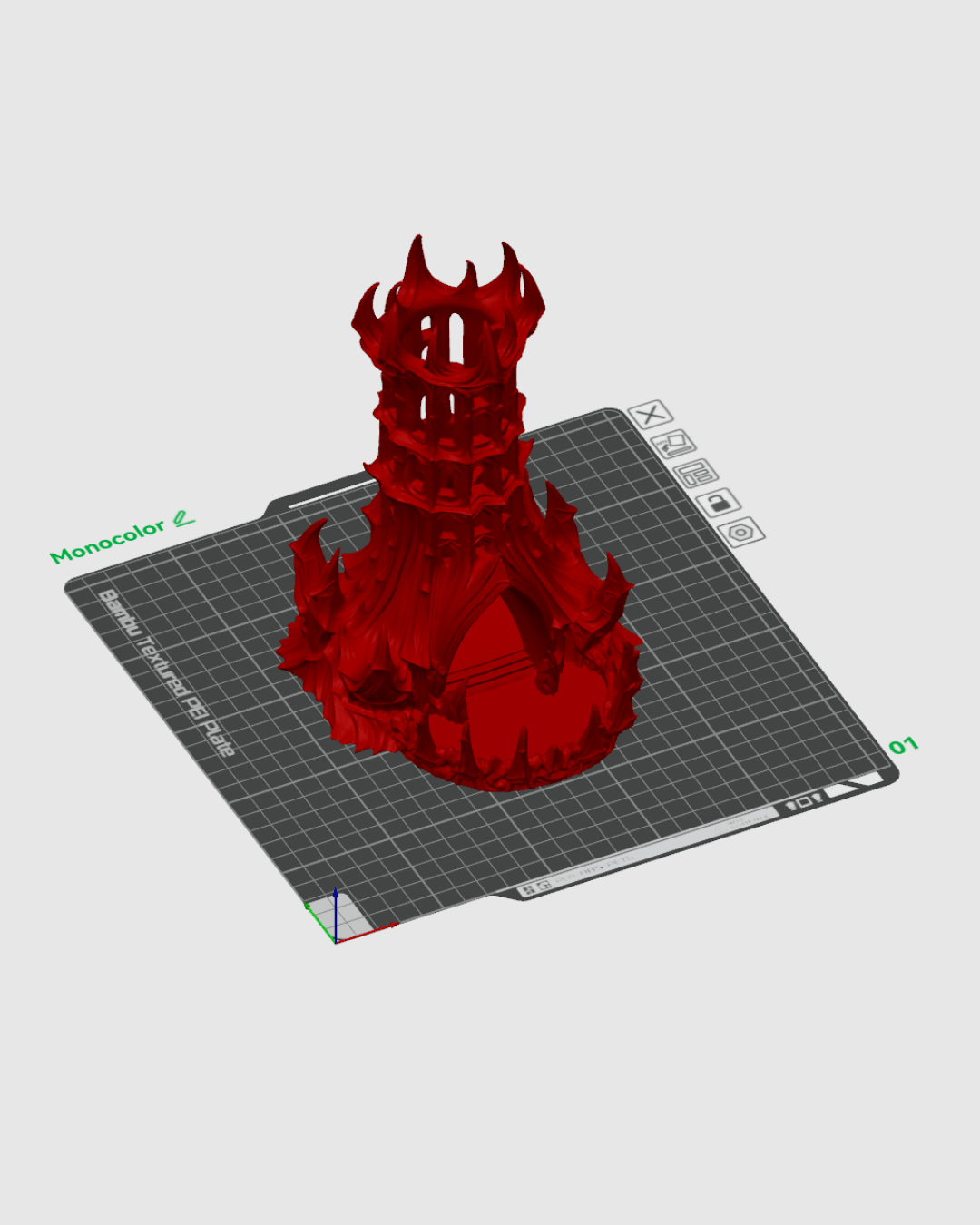 Torre de Dados Ciudadela de Obsidiana impresa en 3D - foto 9