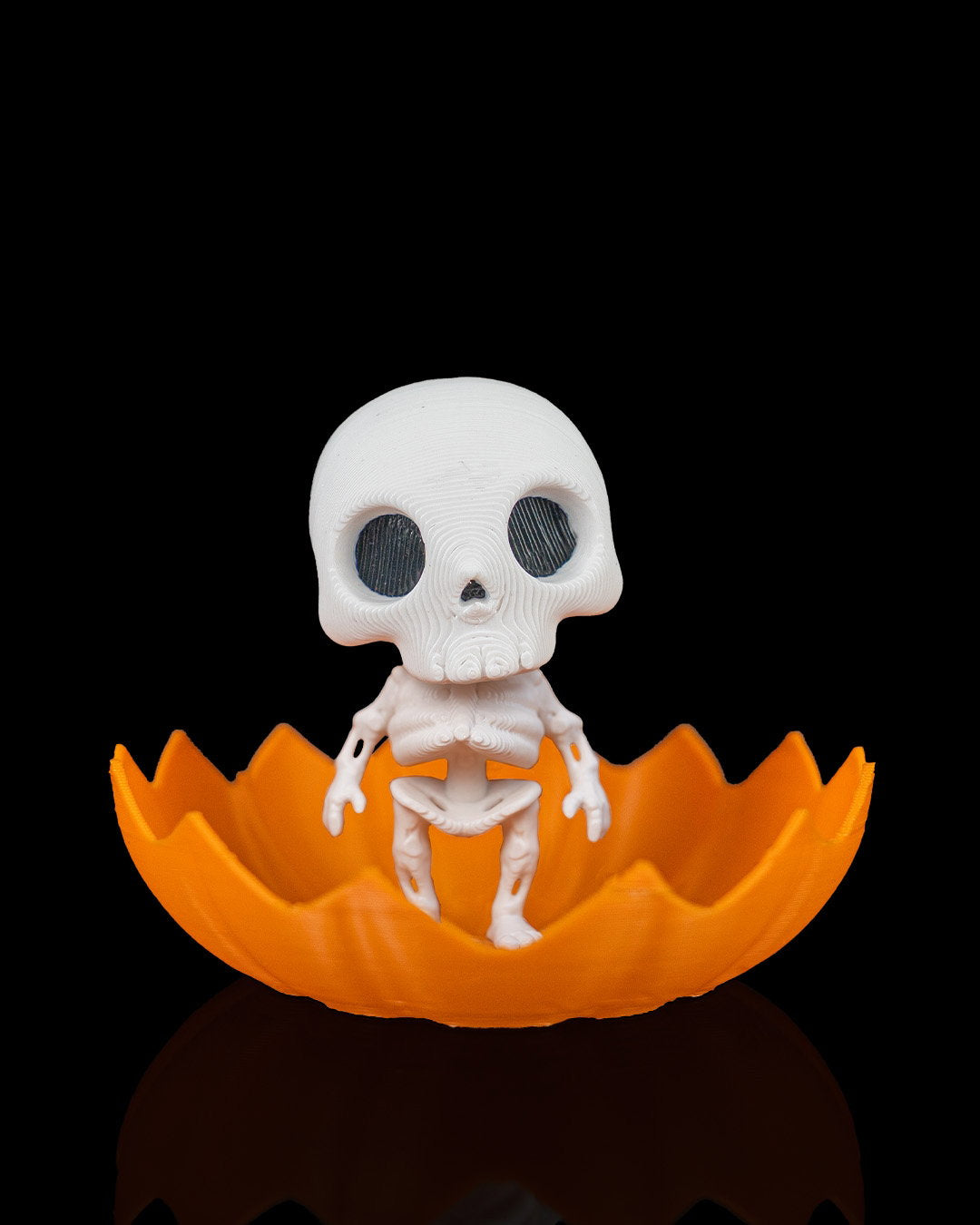 Calabaza Sorpresa Esqueleto articulada impresa en 3D