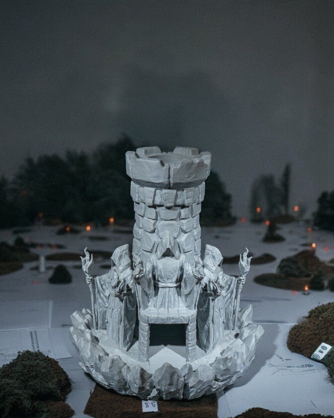Torre de Dados Mago Loco impresa en 3D - foto 4