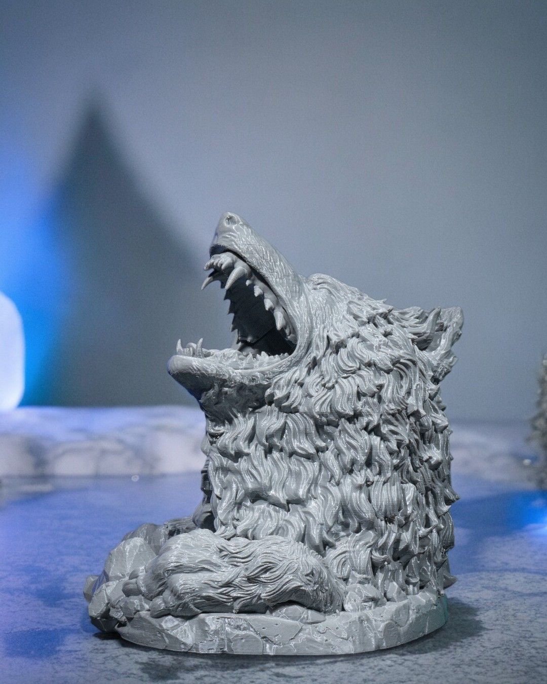 Torre de Dados Mordisco de Lobo impresa en 3D - foto 3