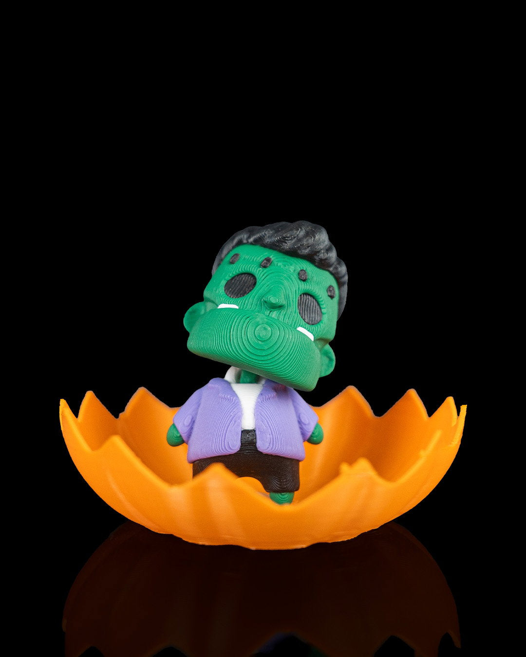 Calabaza Sorpresa Monstruo articulada impresa en 3D