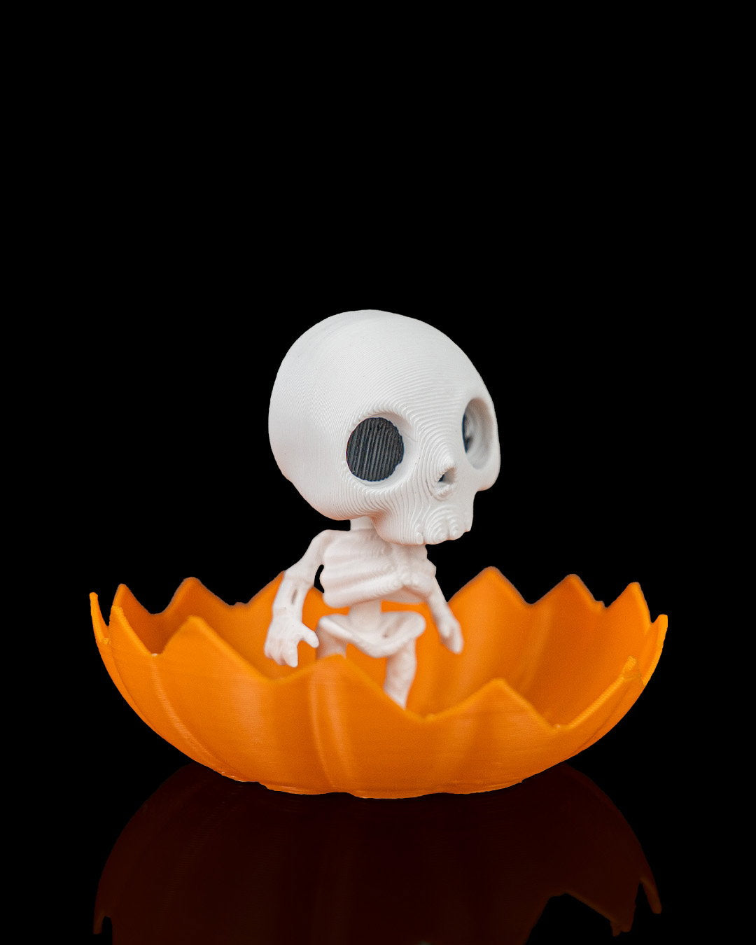 Calabaza Sorpresa Esqueleto articulada impresa en 3D