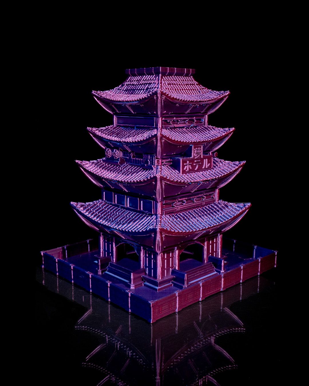 Torre de Dados Asia Distópica impresa en 3D - foto 5