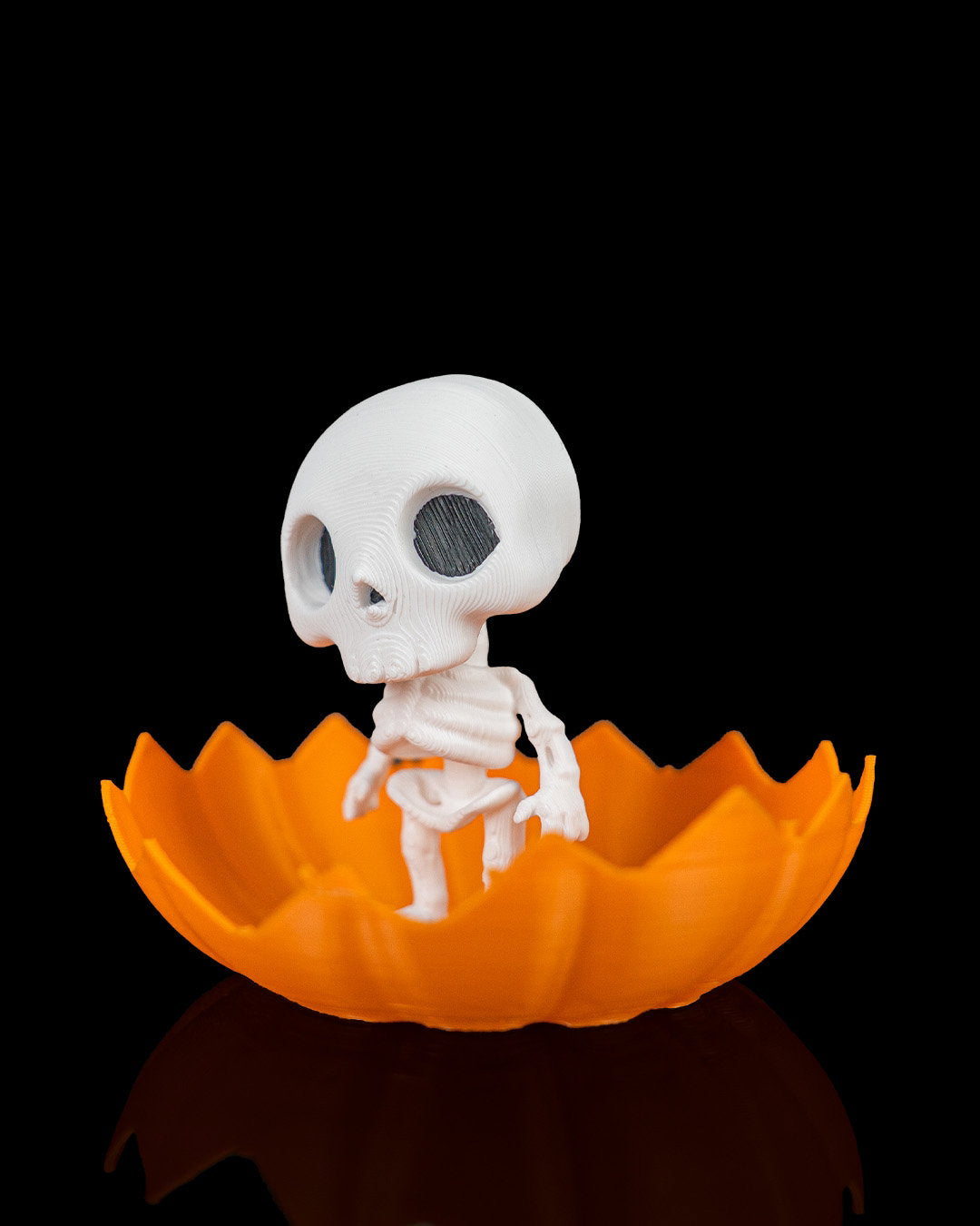 Calabaza Sorpresa Esqueleto articulada impresa en 3D
