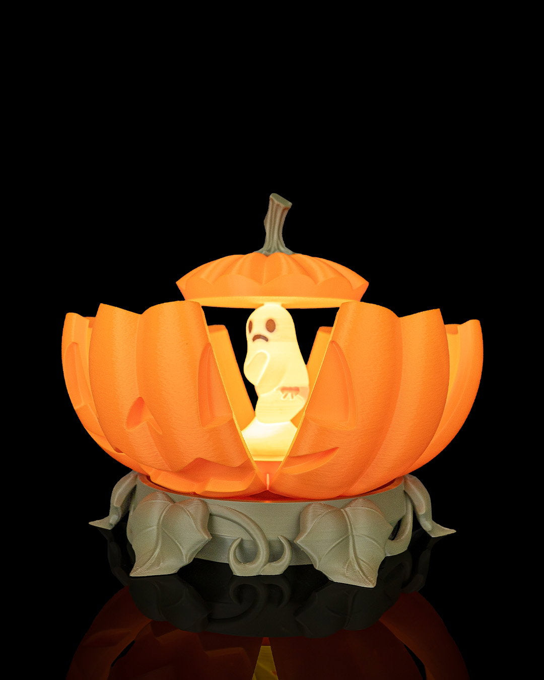 Lámpara Fantasma Sorpresa impresa en 3D para Halloween