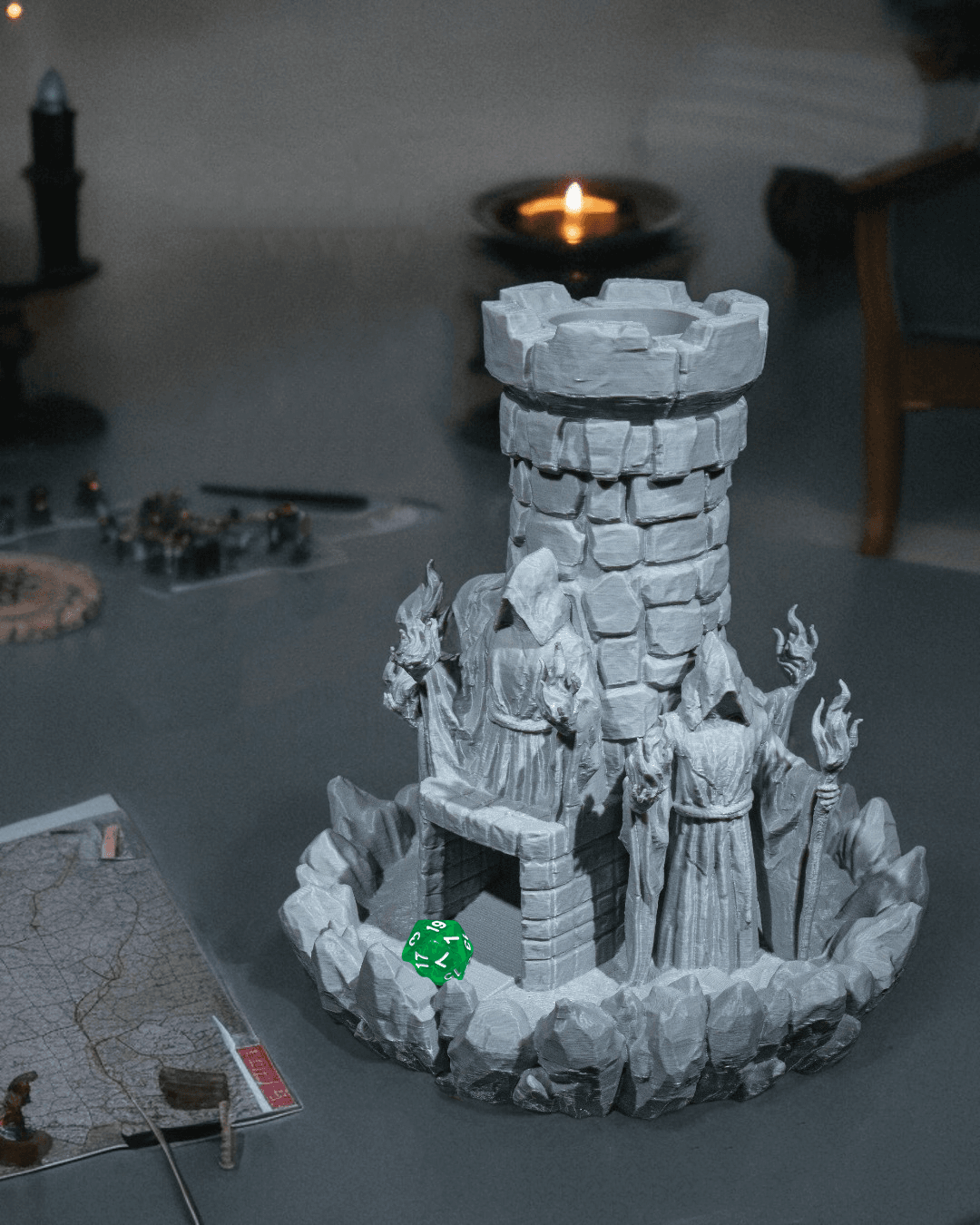 Torre de Dados Mago Loco impresa en 3D - foto 3