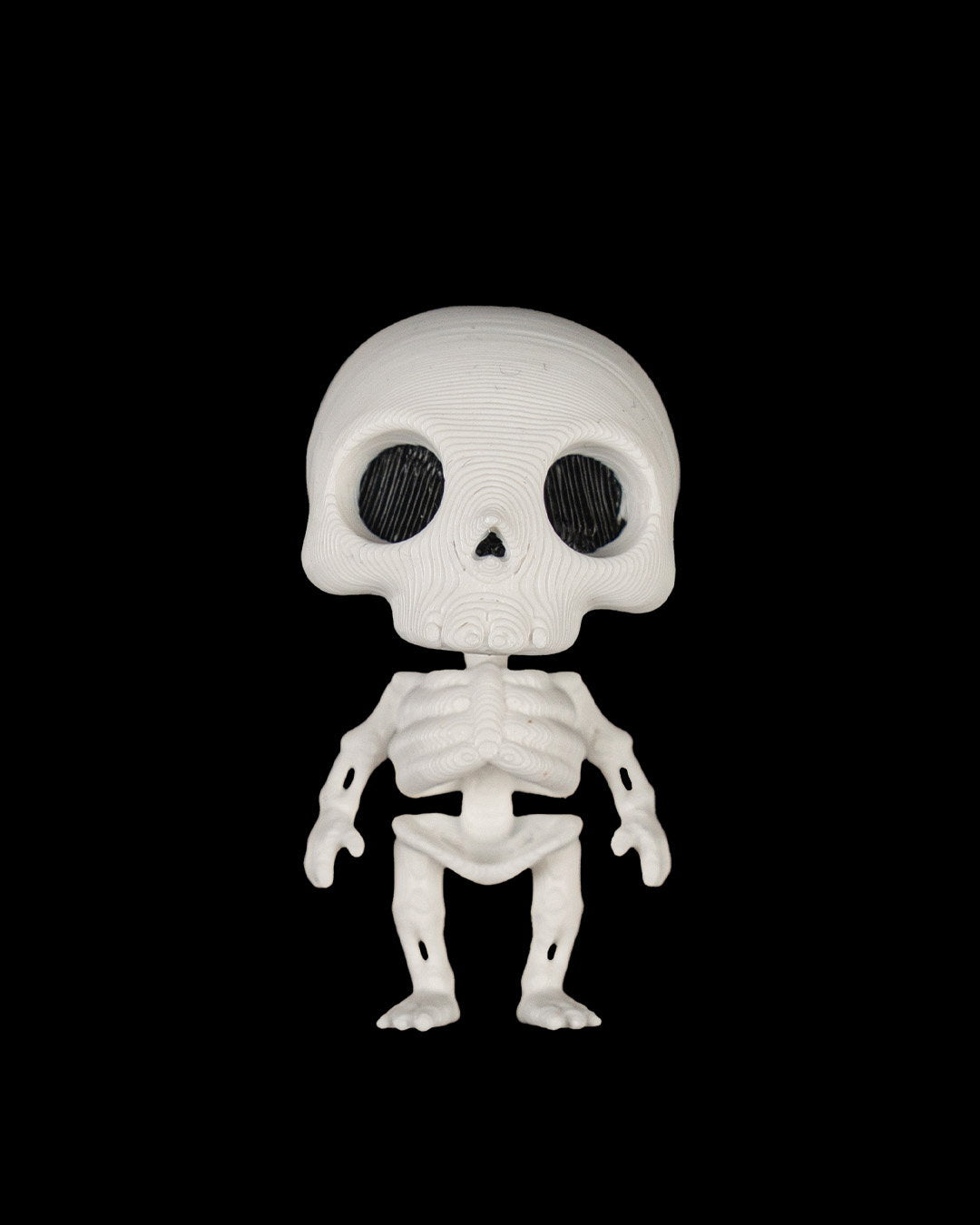 Calabaza Sorpresa Esqueleto articulada impresa en 3D