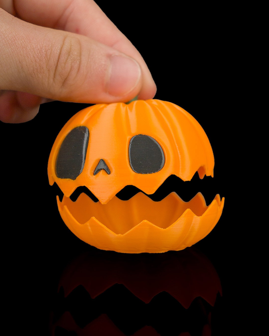 Calabaza Sorpresa Esqueleto articulada impresa en 3D