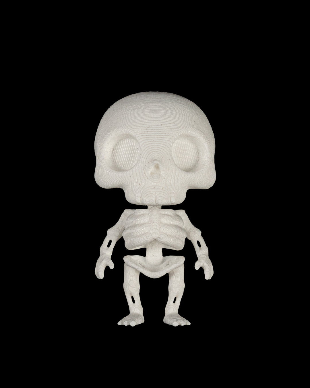 Calabaza Sorpresa Esqueleto articulada impresa en 3D