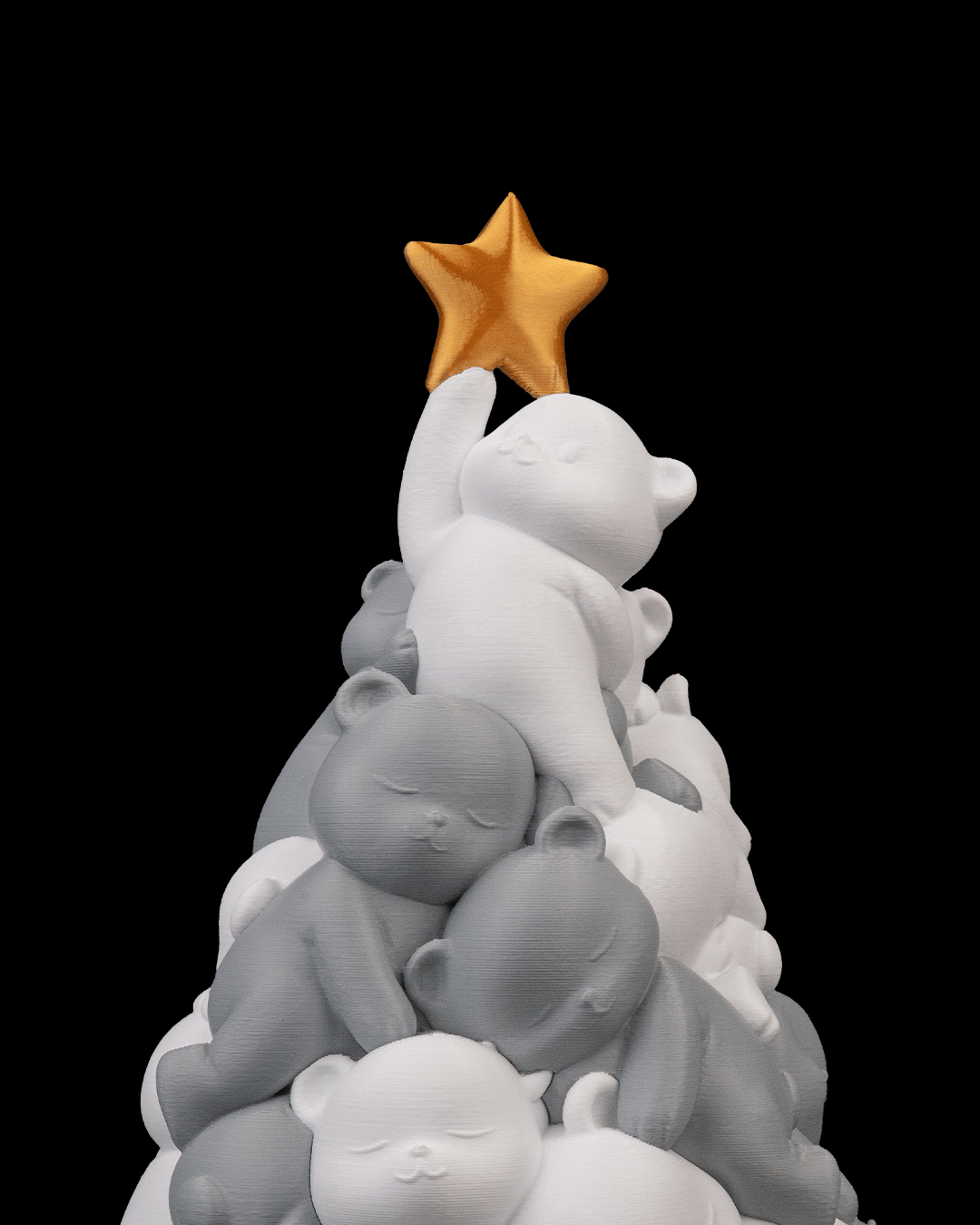 Beary Christmas – Árbol de ositos 3D