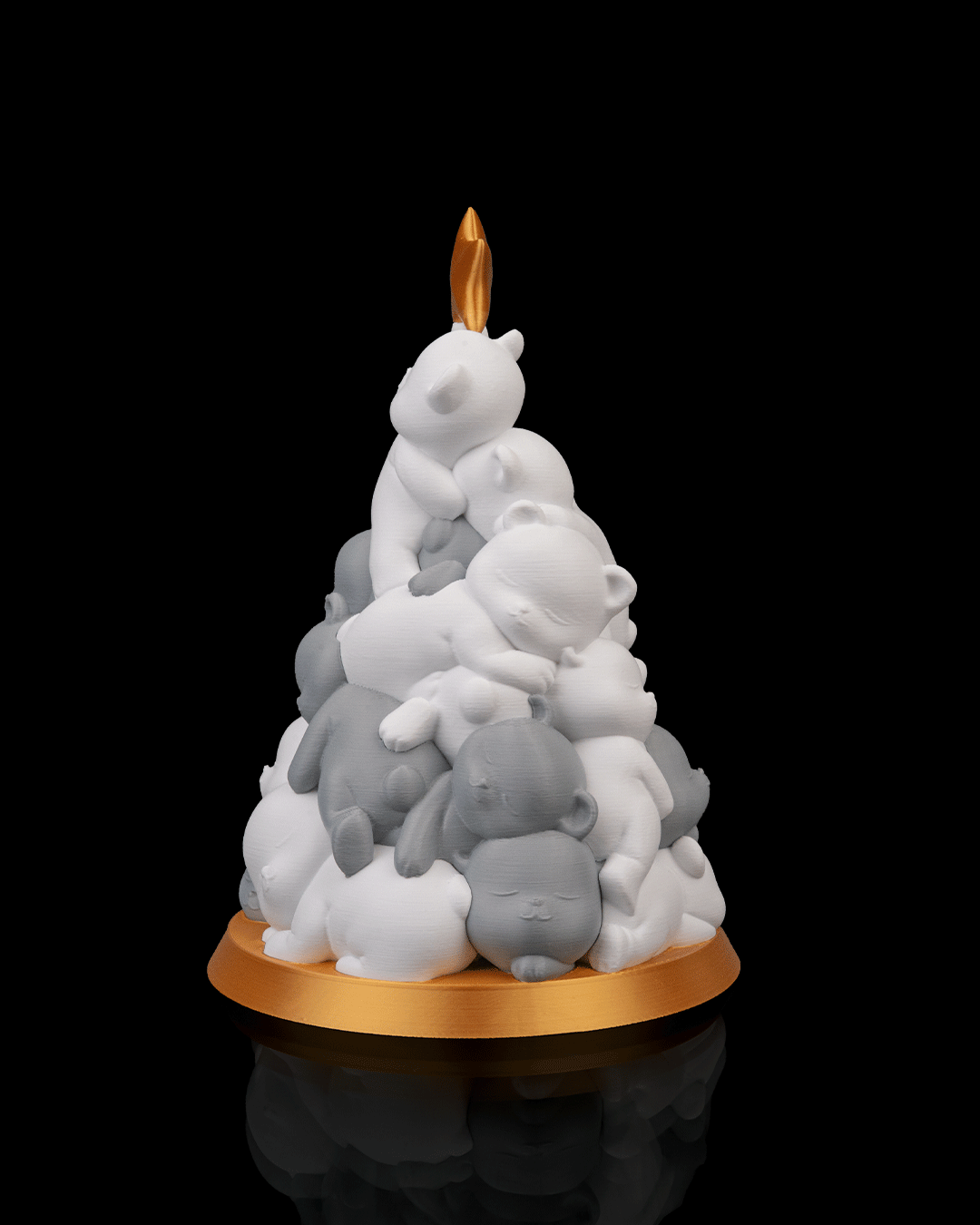 Beary Christmas – Árbol de ositos 3D