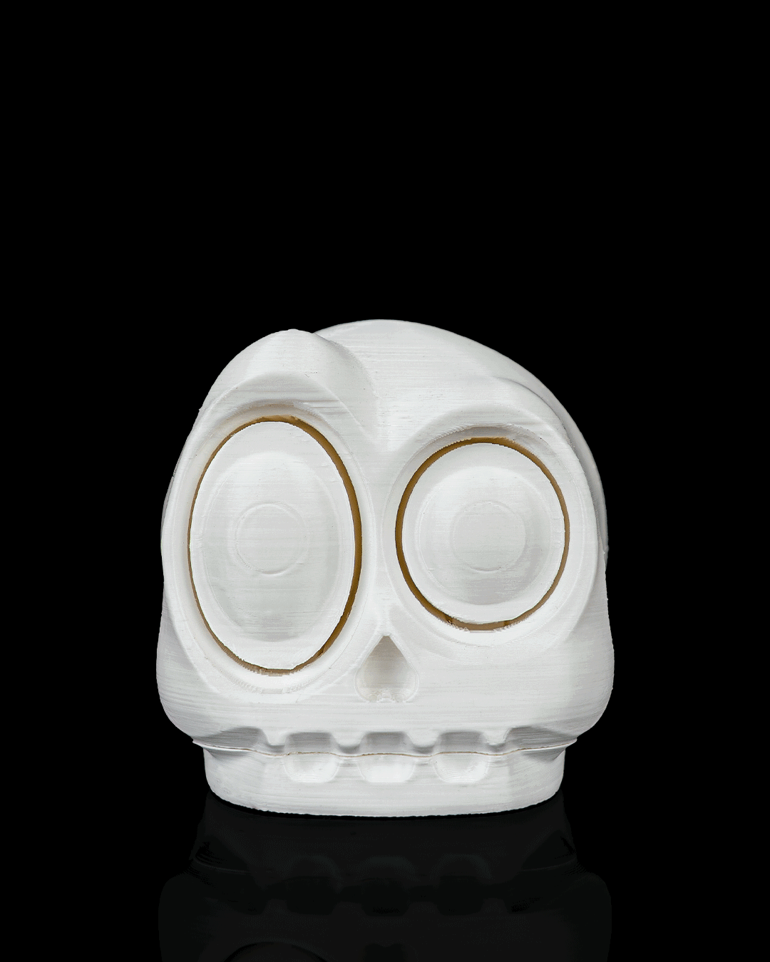 Calavera Parpadeante Fidget impresa en 3D para Halloween