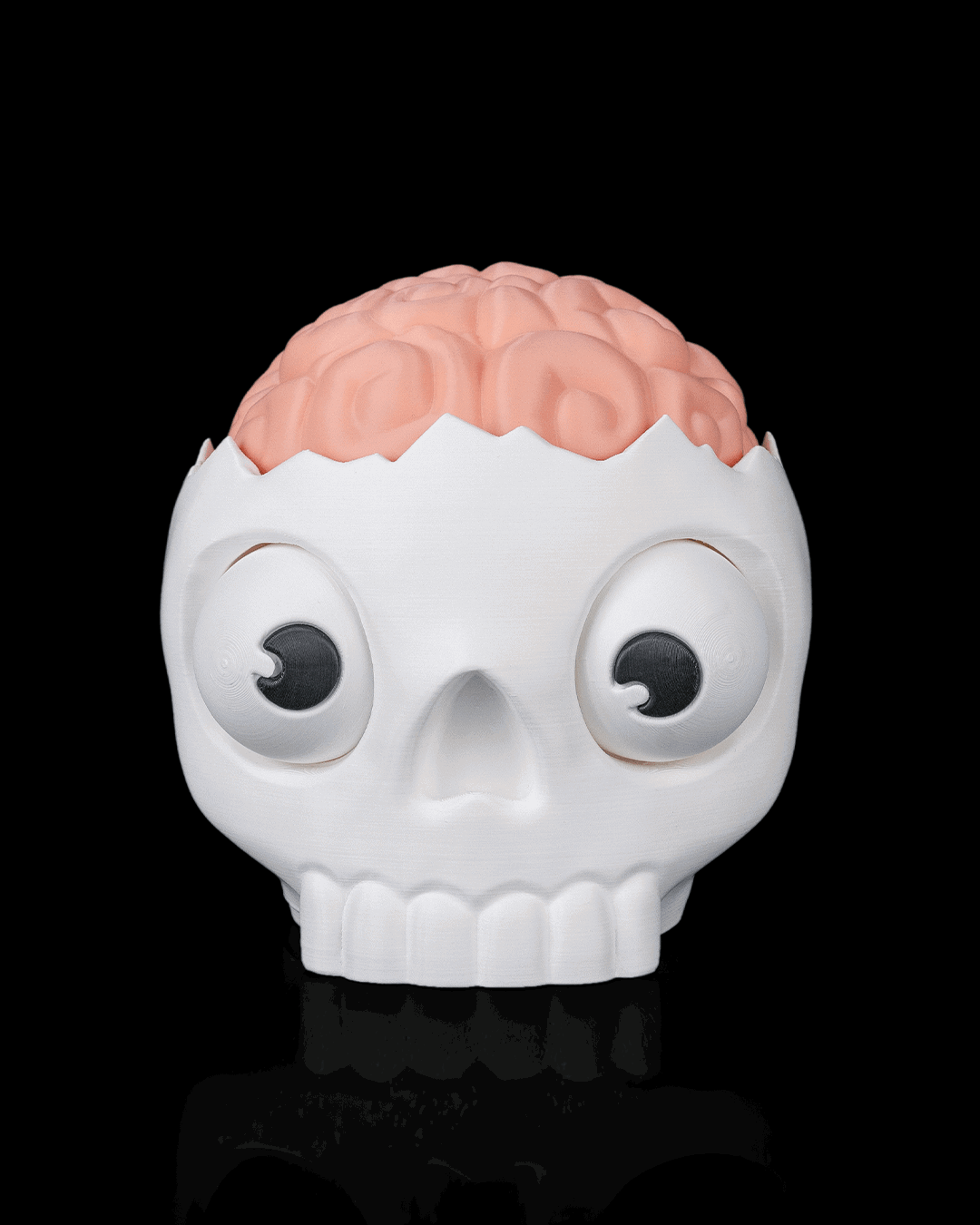 Dulcero Calavera Cerebro impreso en 3D para Halloween