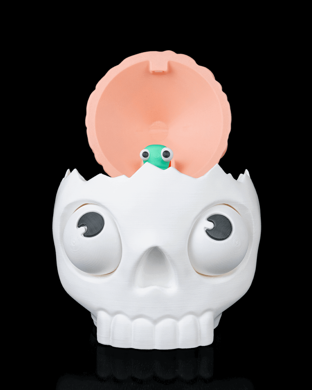 Dulcero Calavera Cerebro impreso en 3D para Halloween