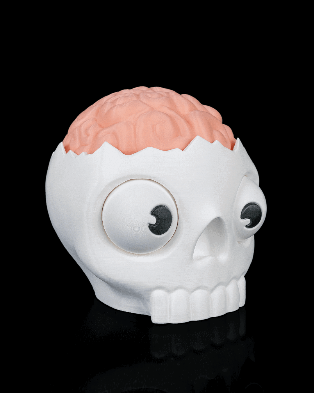 Dulcero Calavera Cerebro impreso en 3D para Halloween