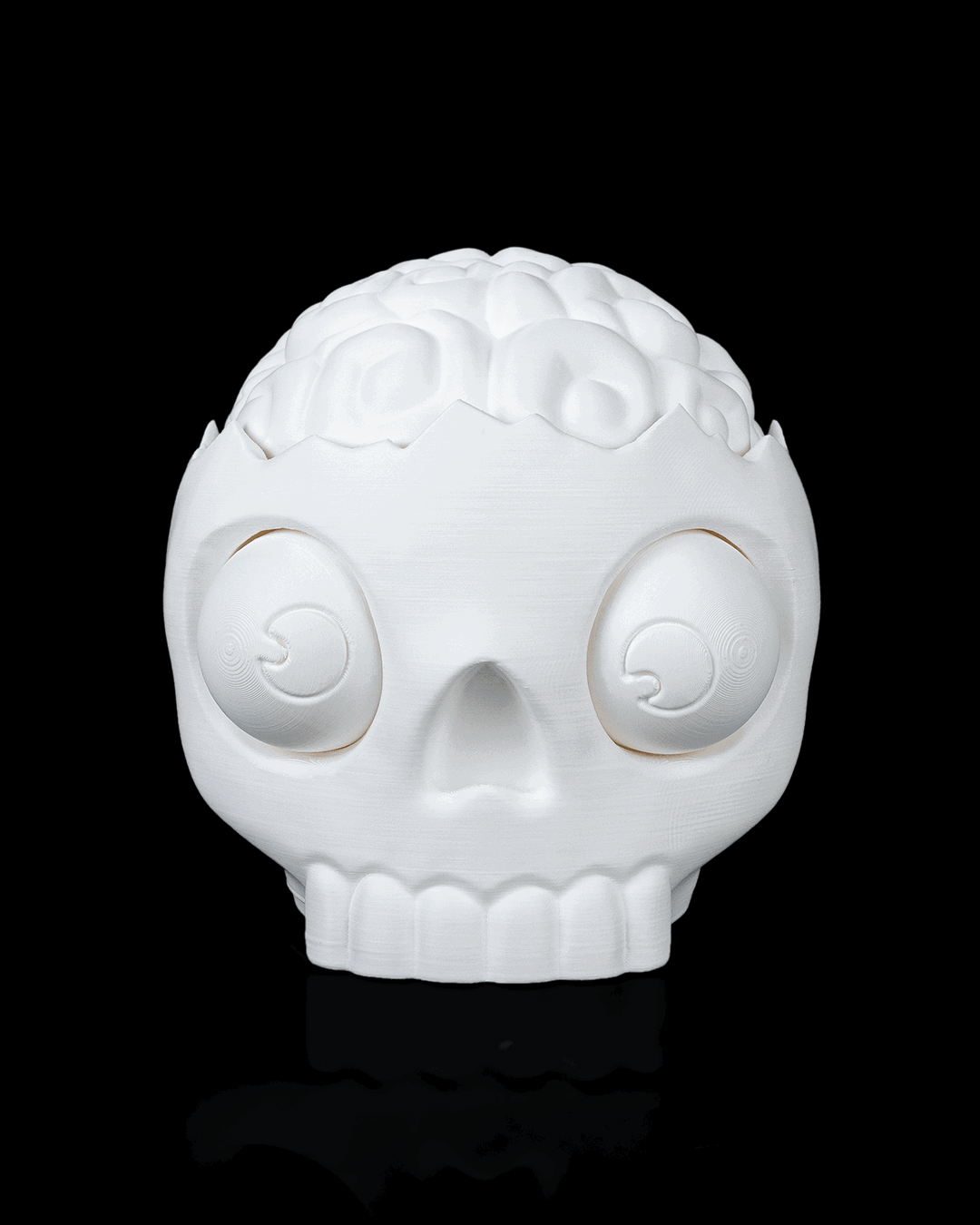 Dulcero Calavera Cerebro impreso en 3D para Halloween