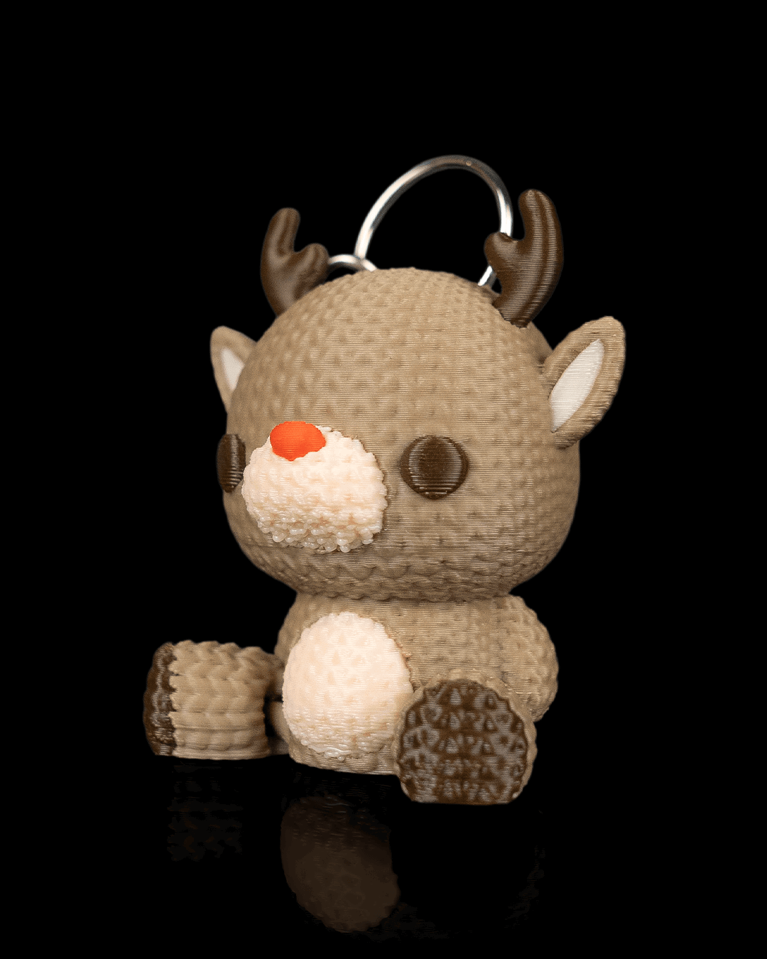 Minifigura reno navideño articulado impreso en 3D
