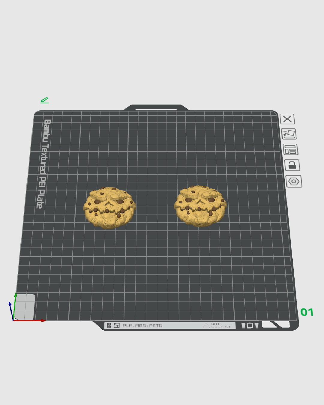 Galleta Maldita Fidget impresa en 3D para Halloween