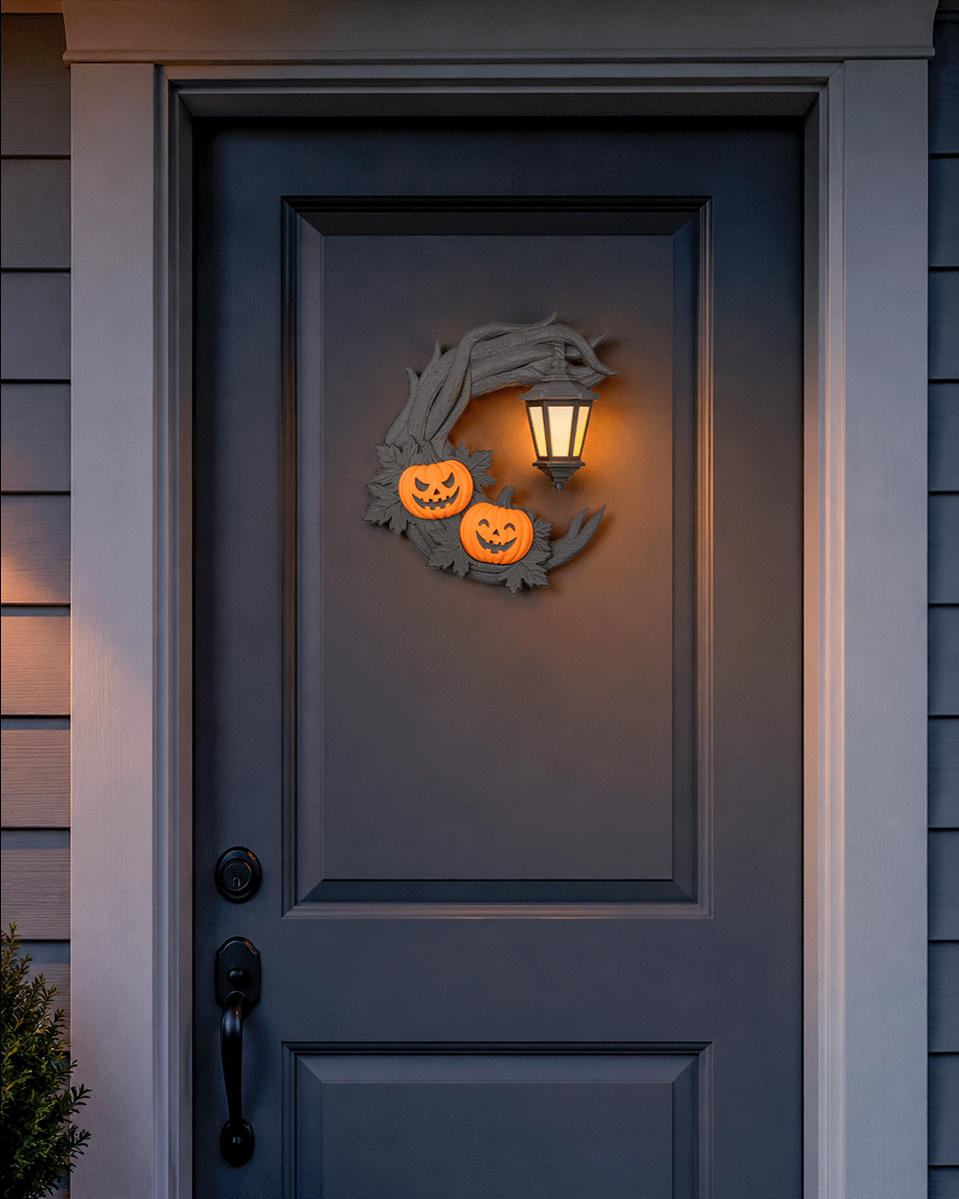 Corona Halloween Luna Siniestra impresa en 3D