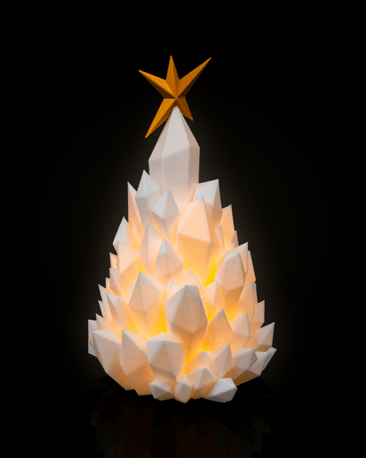 Cryst-mas Tree – Lámpara Árbol de Cristal 3D