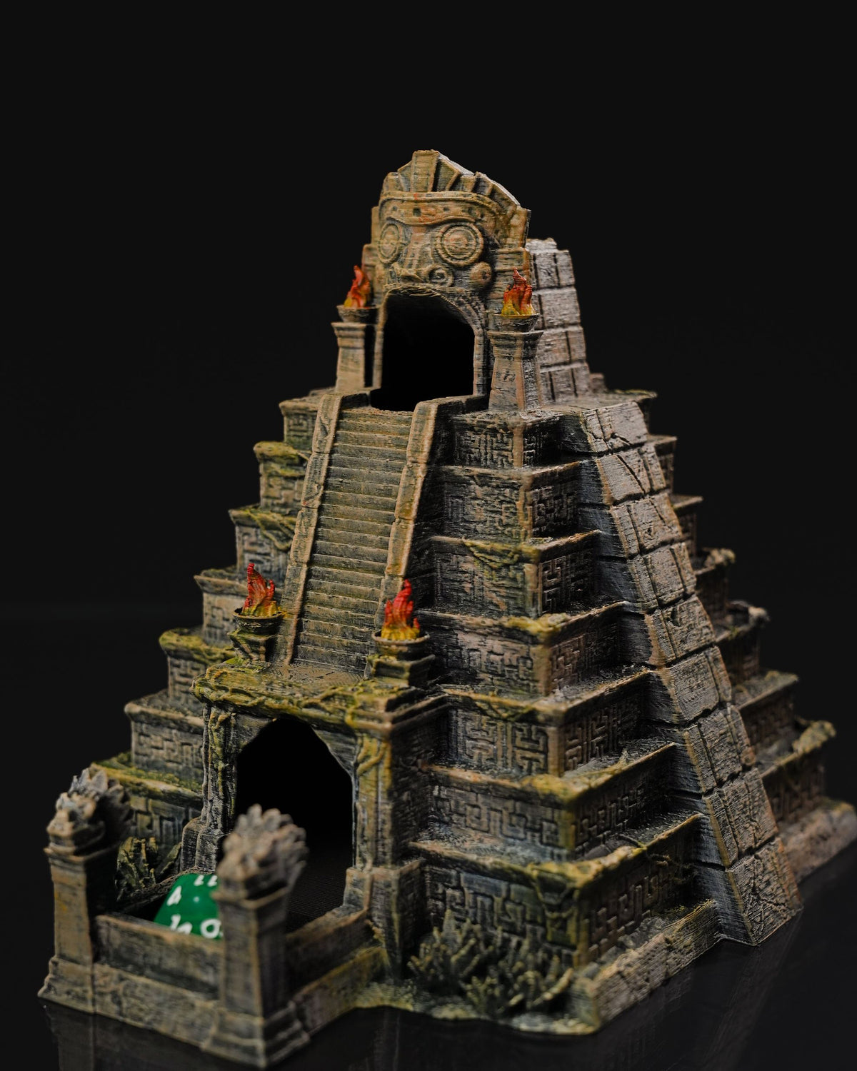 Torre de Dados Templo Antiguo impresa en 3D - imagen 9