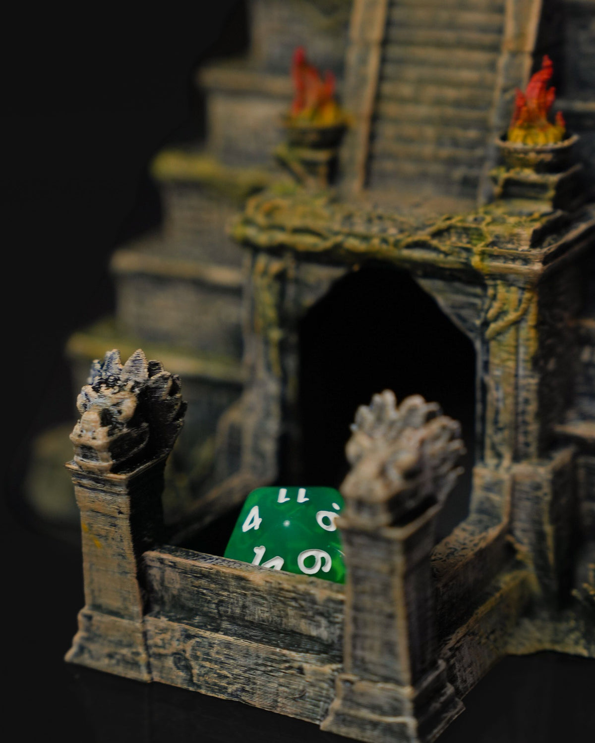 Torre de Dados Templo Antiguo impresa en 3D - imagen 7
