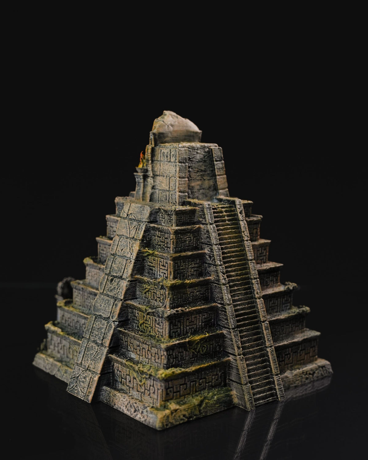 Torre de Dados Templo Antiguo impresa en 3D - imagen 5