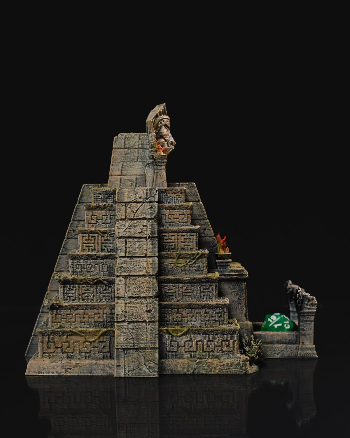 Torre de Dados Templo Antiguo impresa en 3D - imagen 2
