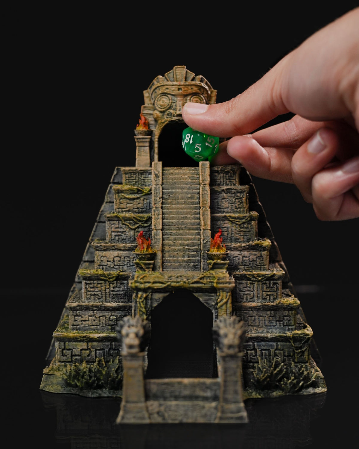 Torre de Dados Templo Antiguo impresa en 3D - imagen 6