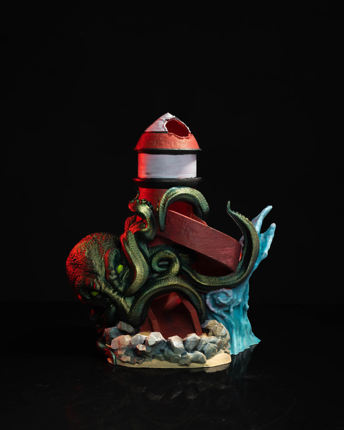 Lanzador de Dados Kraken impreso en 3D - foto 3