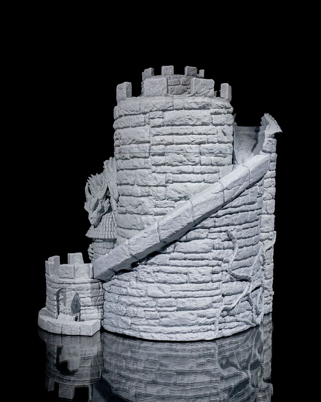 Torre de Dados Dispensador de Vino impresa en 3D - foto 8