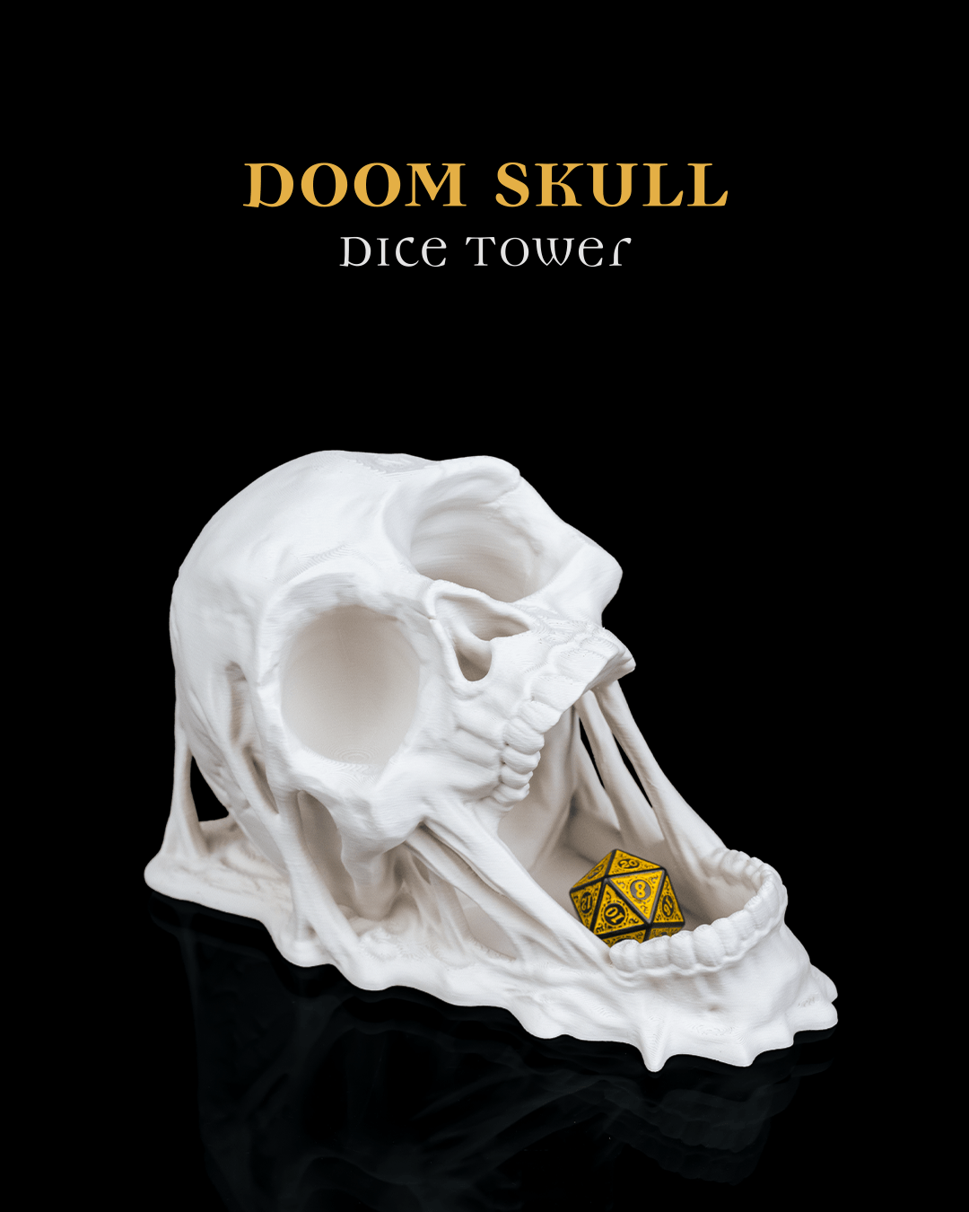 Torre de Dados Calavera Maldita impresa en 3D - foto 1