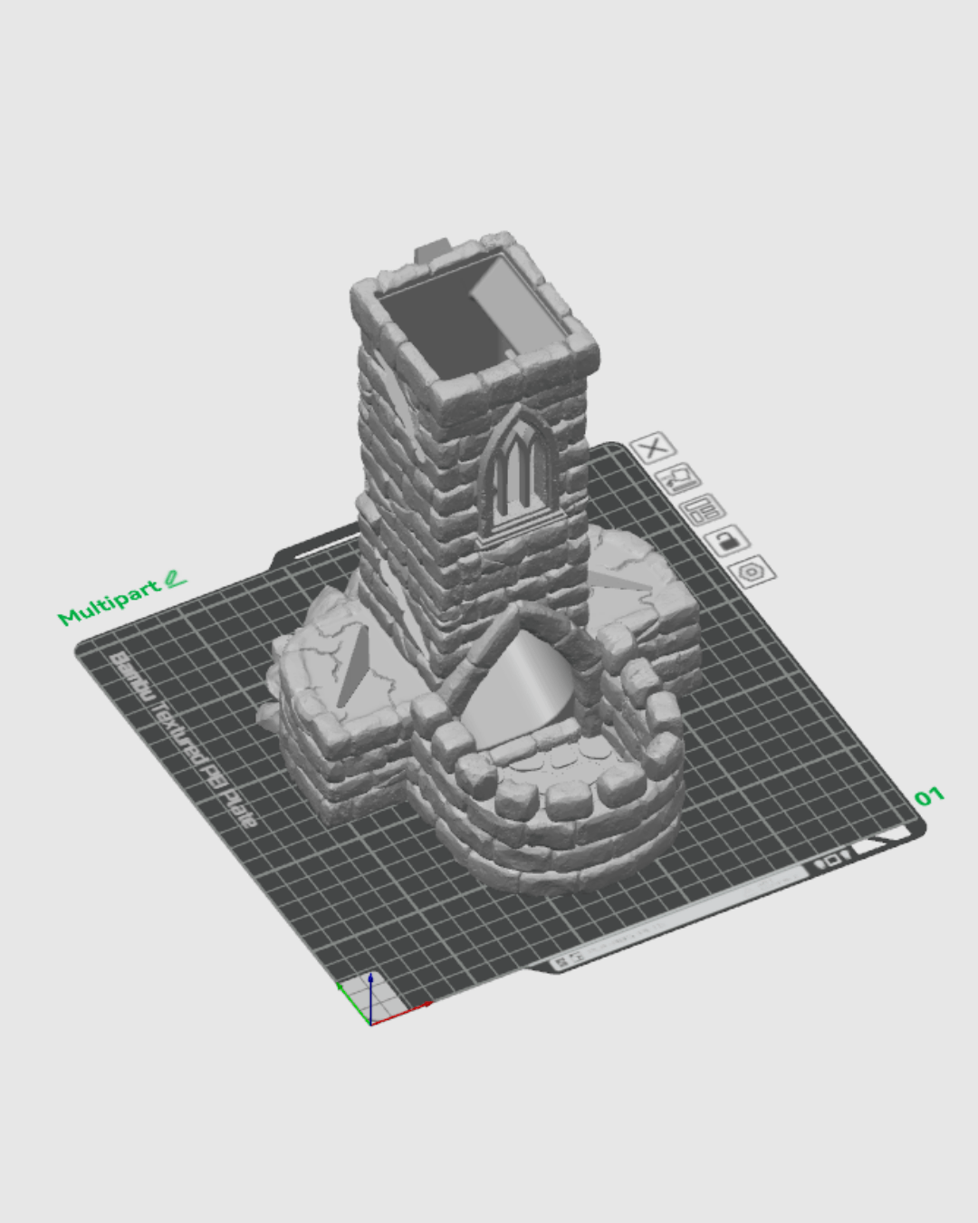 Torre de Dados Vigía del Dragón impresa en 3D - foto 14