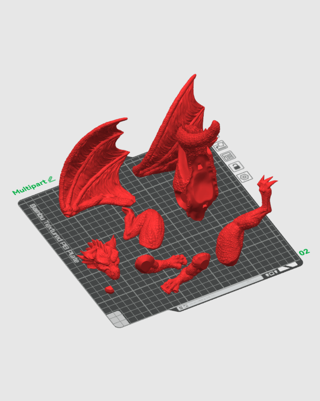 Torre de Dados Vigía del Dragón impresa en 3D - foto 15
