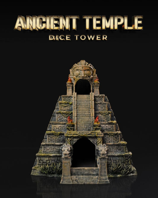 Torre de Dados Templo Antiguo impresa en 3D - imagen 1