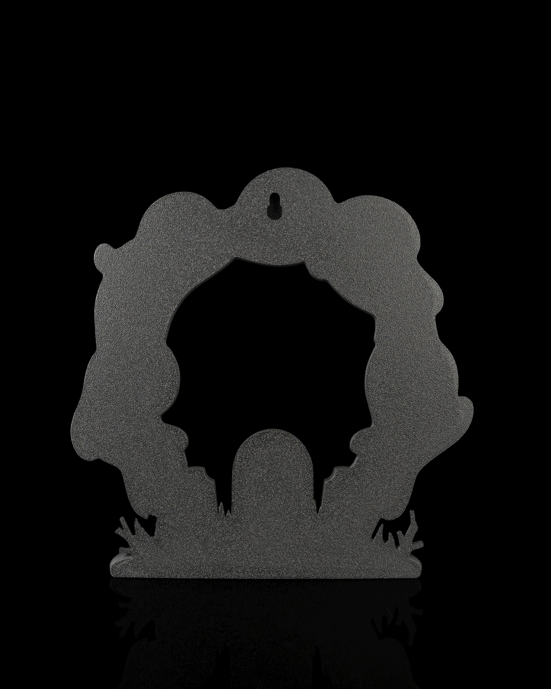 Corona Halloween Arco Fantasmal impresa en 3D