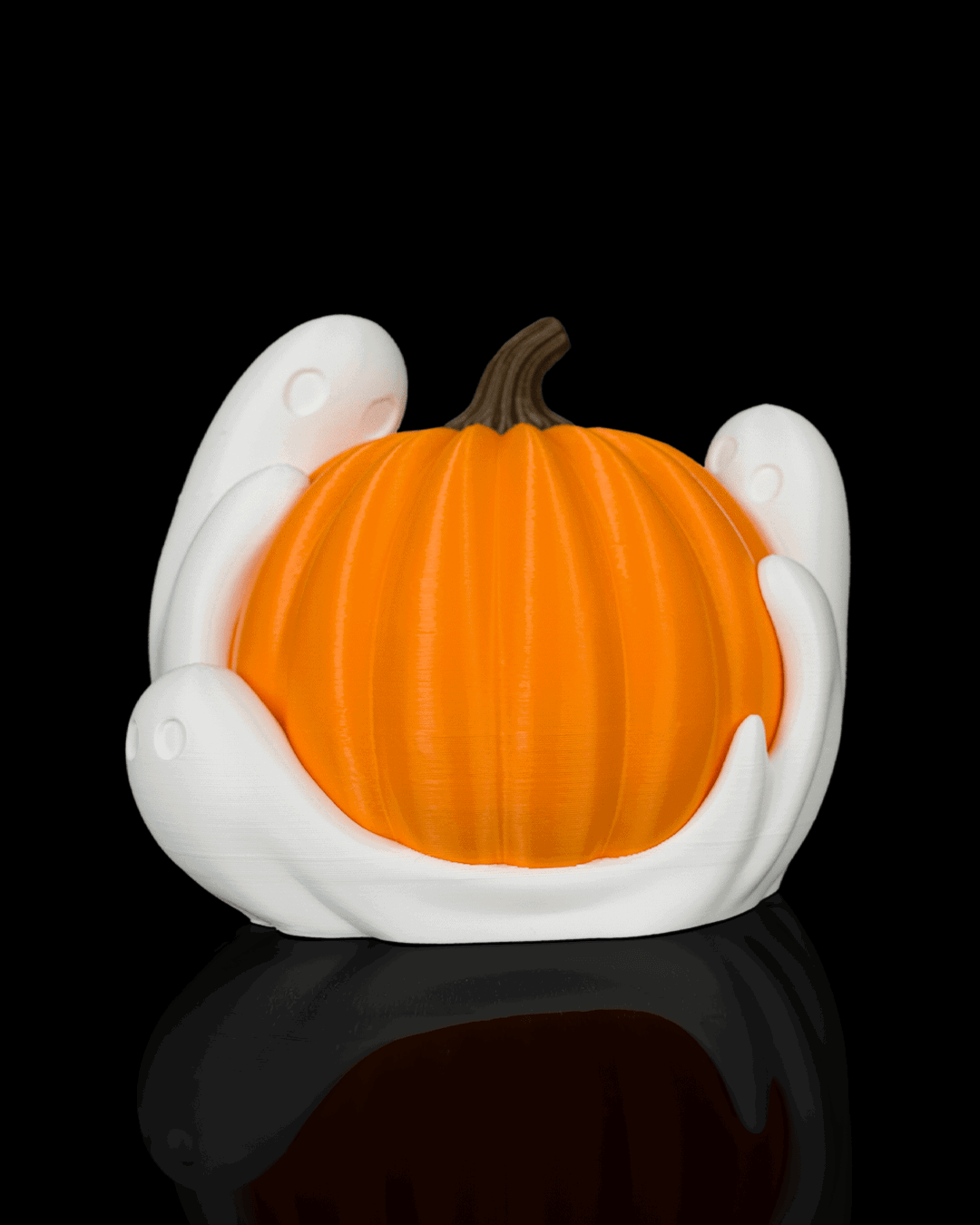 Lámpara Calabaza Fantasmal impresa en 3D para Halloween