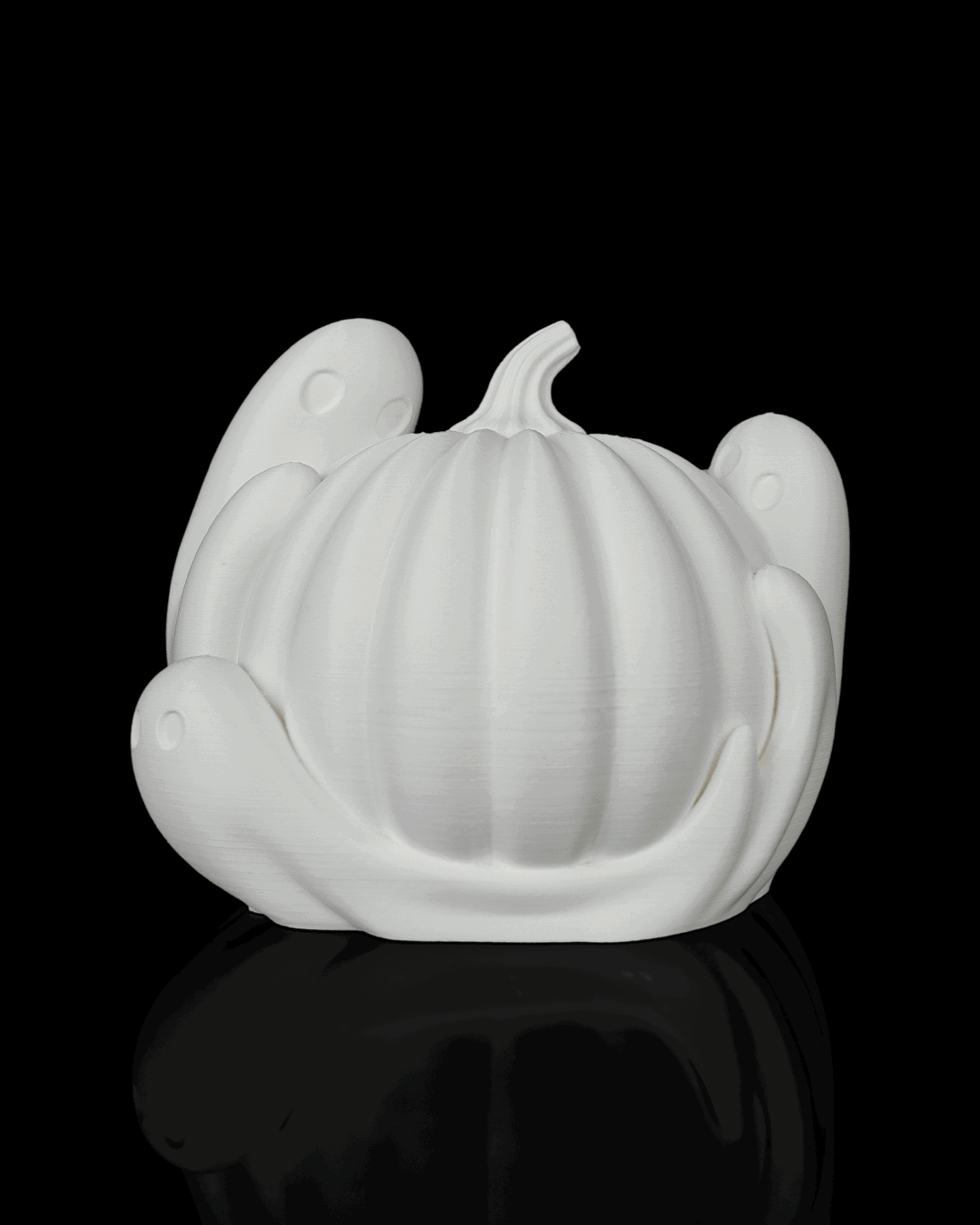 Lámpara Calabaza Fantasmal impresa en 3D para Halloween