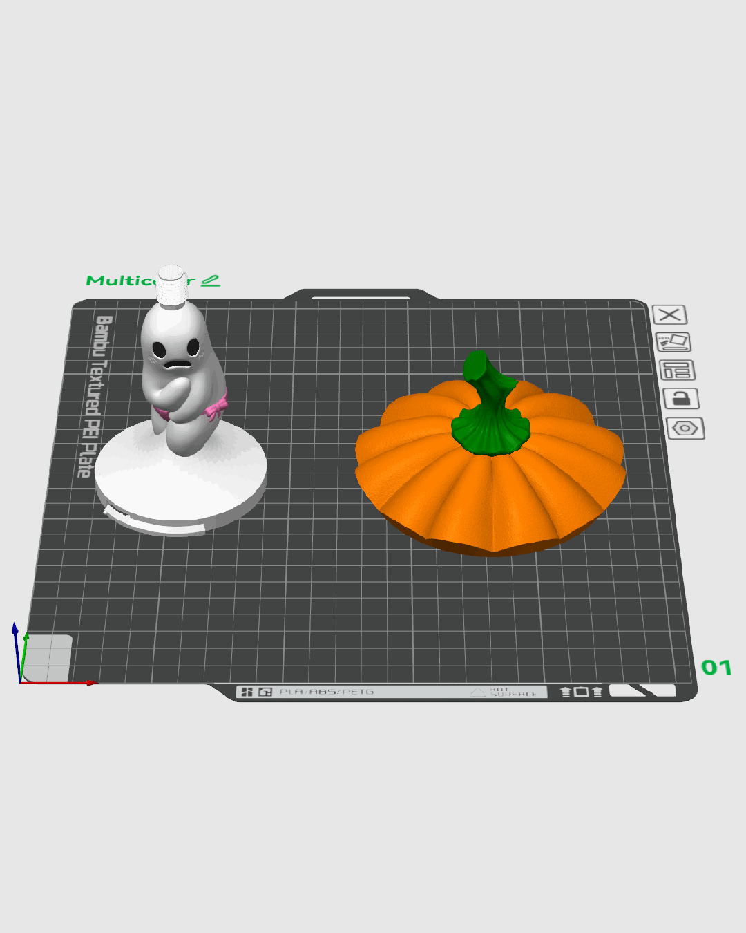 Lámpara Fantasma Sorpresa impresa en 3D para Halloween