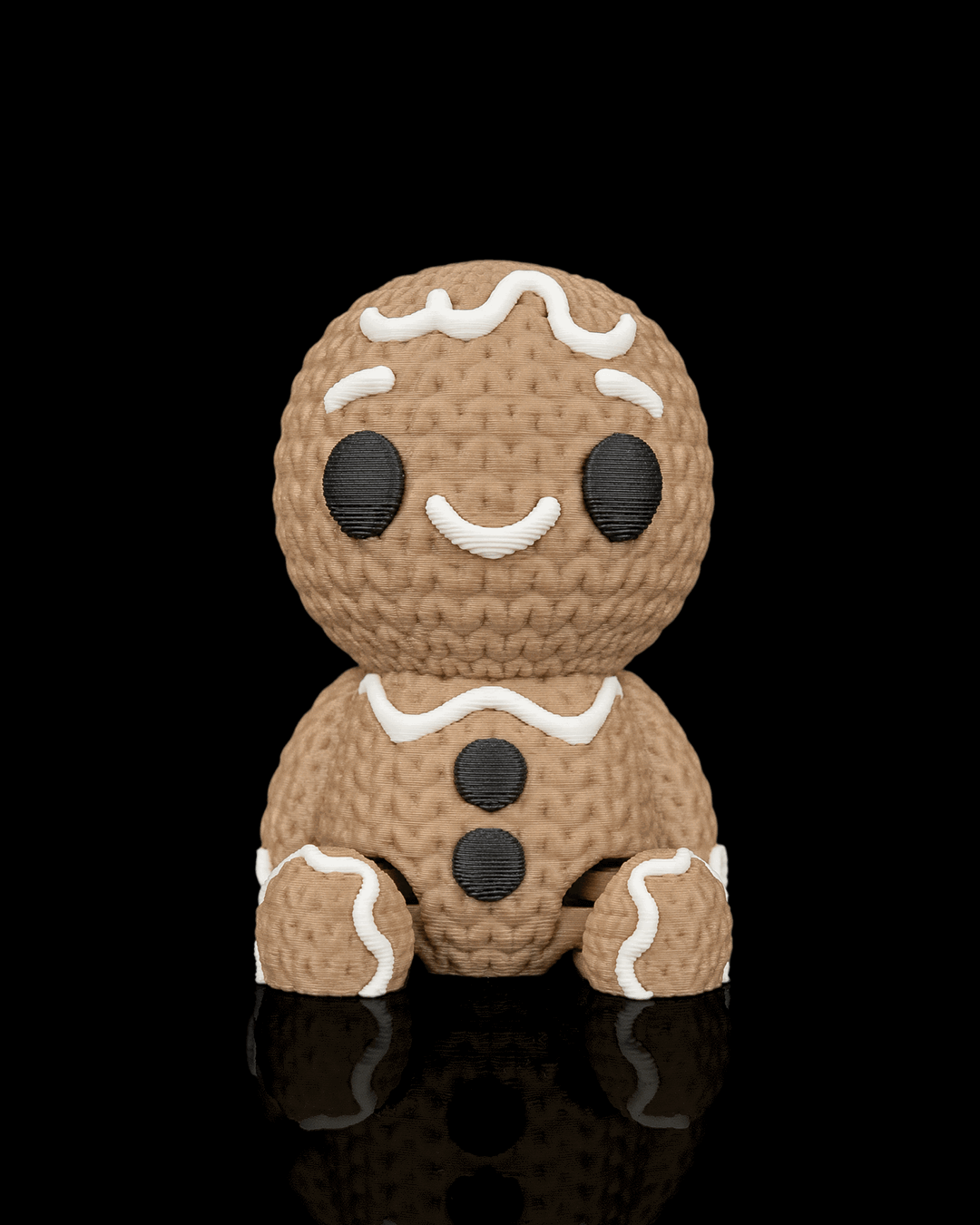 Minifigura muñeco de jengibre articulado impreso en 3D