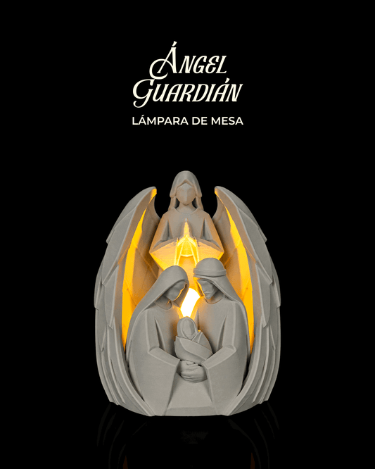 Lámpara ángel guardián impresa en 3D