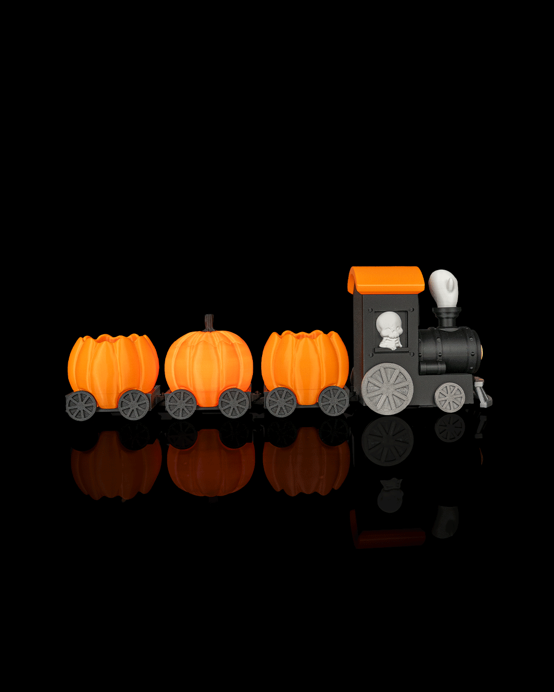 Tren de Calabazas Encantado impreso en 3D para Halloween