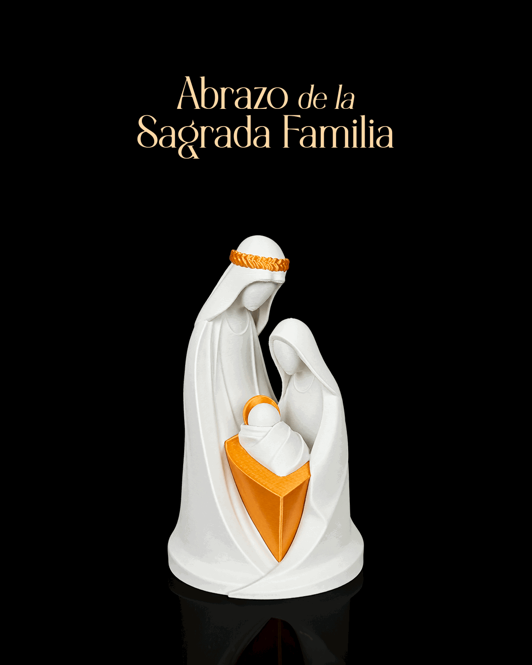 Figura Sagrada Familia impresa en 3D