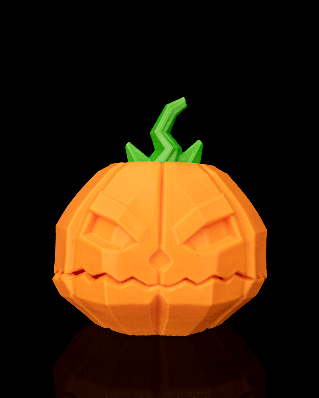Calabaza Giratoria Fidget impresa en 3D para Halloween