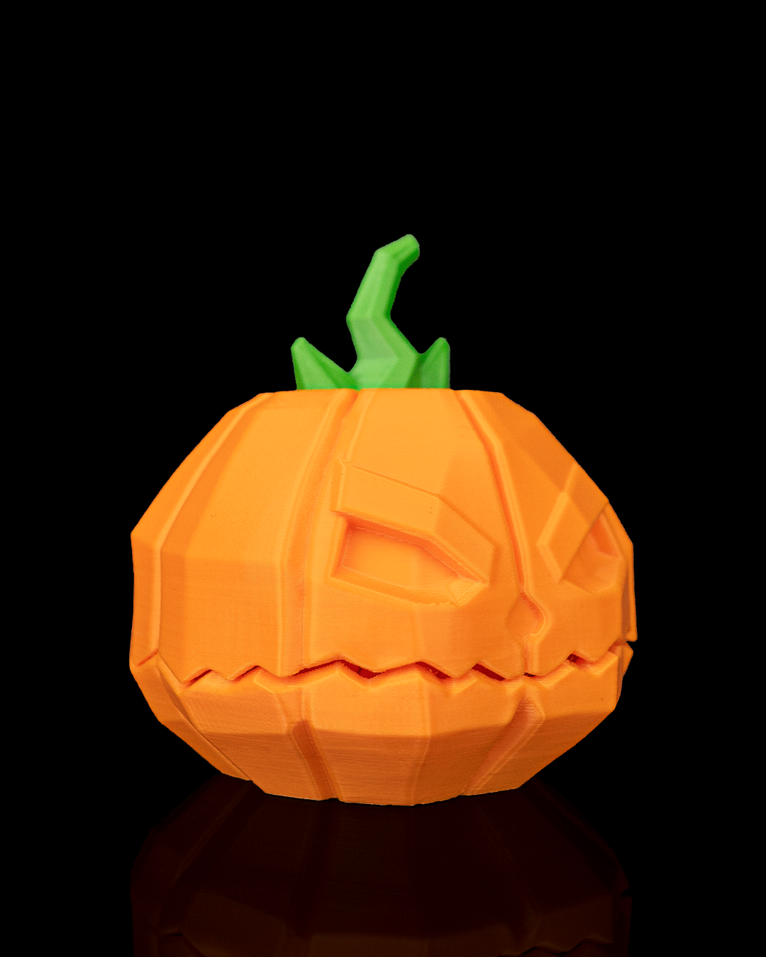 Calabaza Giratoria Fidget impresa en 3D para Halloween