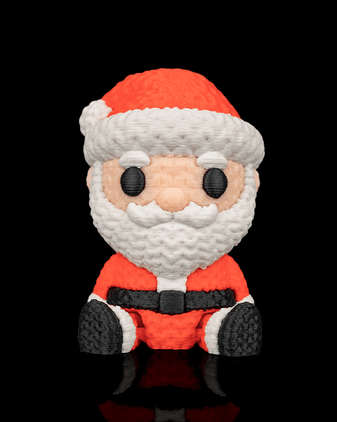 Minifigura Papá Noel articulado impreso en 3D