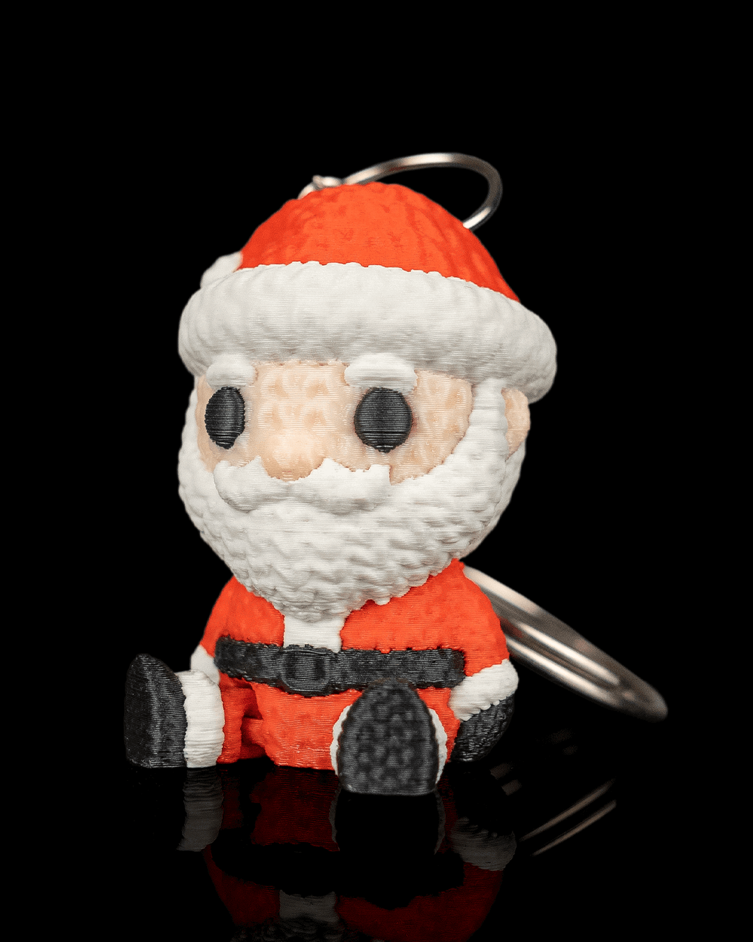 Minifigura Papá Noel articulado impreso en 3D